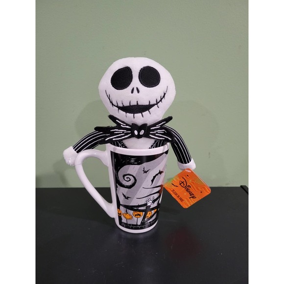 Disney Other - Halloween Disney Jack Skellington The Nightmare Before Christmas plush in mug